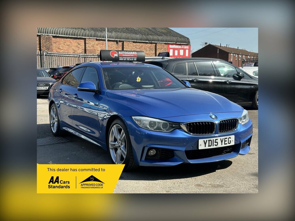 BMW 4 Series Gran Coupe 2.0 420D M Sport Euro 6 Ss Blue