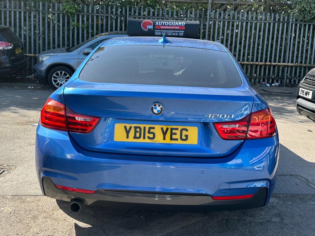 BMW 4 Series Gran Coupe 2.0 420D M Sport Euro 6 Ss YD15YEG Blue #5