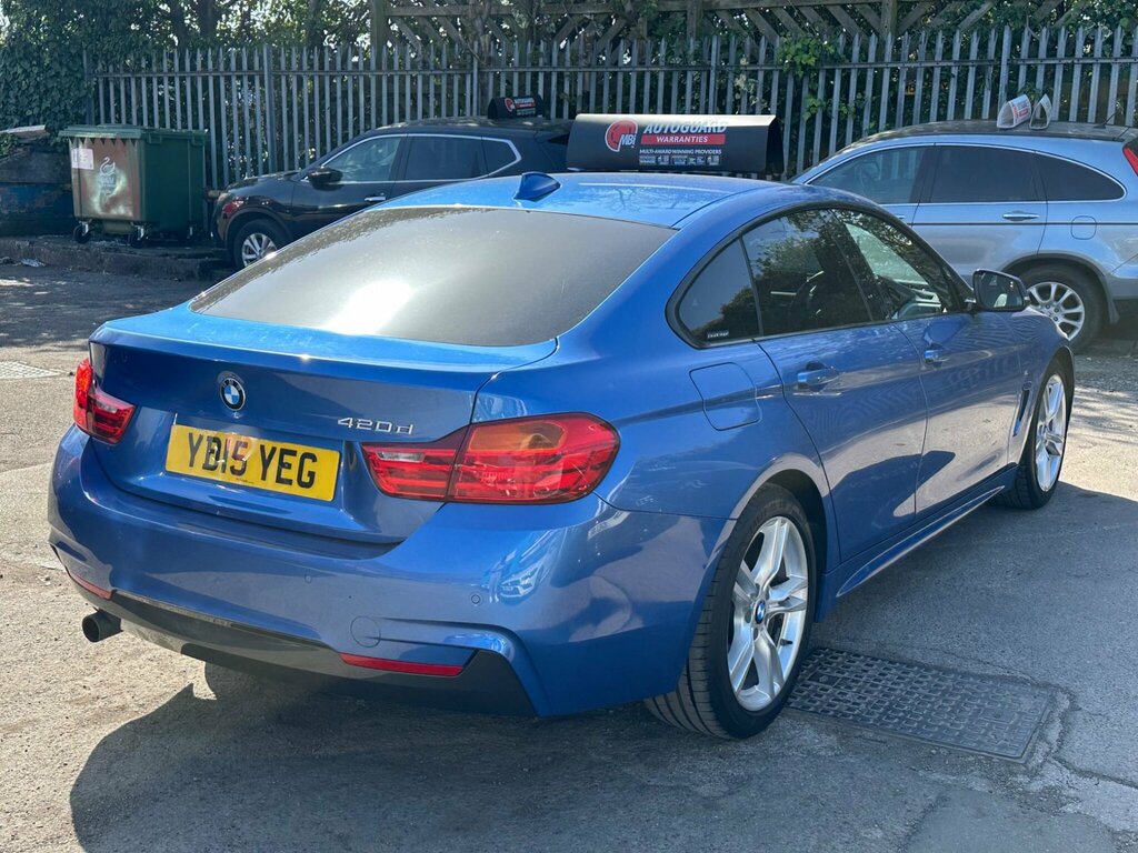 BMW 4 Series Gran Coupe 2.0 420D M Sport Euro 6 Ss YD15YEG Blue #6