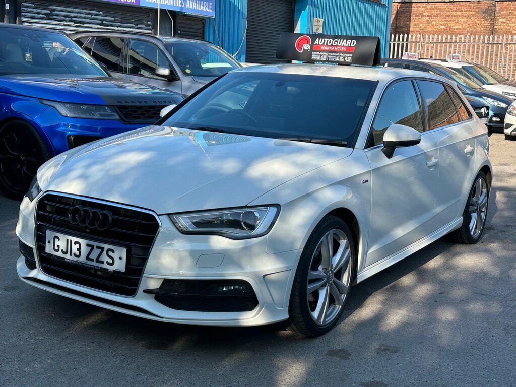 Audi A3 1.4 Tfsi S Line Sportback Euro 5 Ss GJ13ZZS White #3