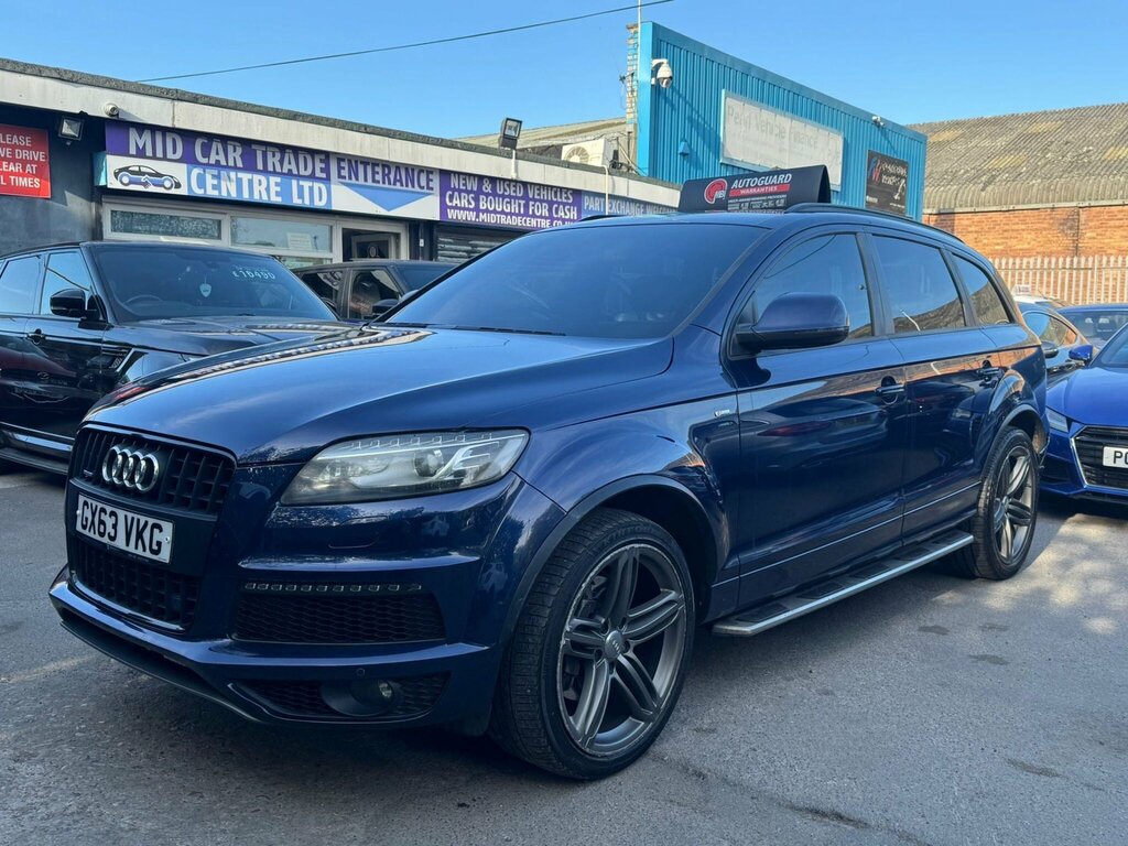 Audi Q7 3.0 Tdi V6 S Line Plus Tiptronic Quattro Euro 5 S GX63VKG Blue #3