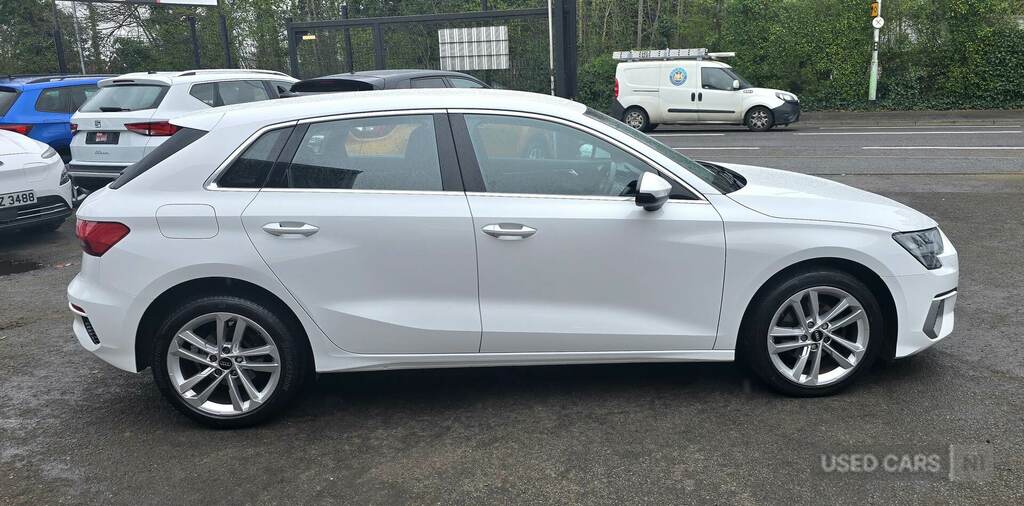 Audi A3 30 Tfsi Sport PX21SVU White #2