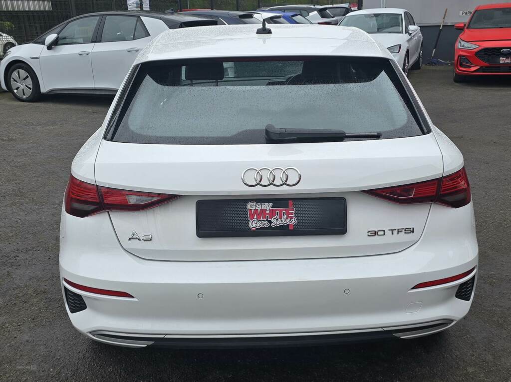 Audi A3 30 Tfsi Sport PX21SVU White #4