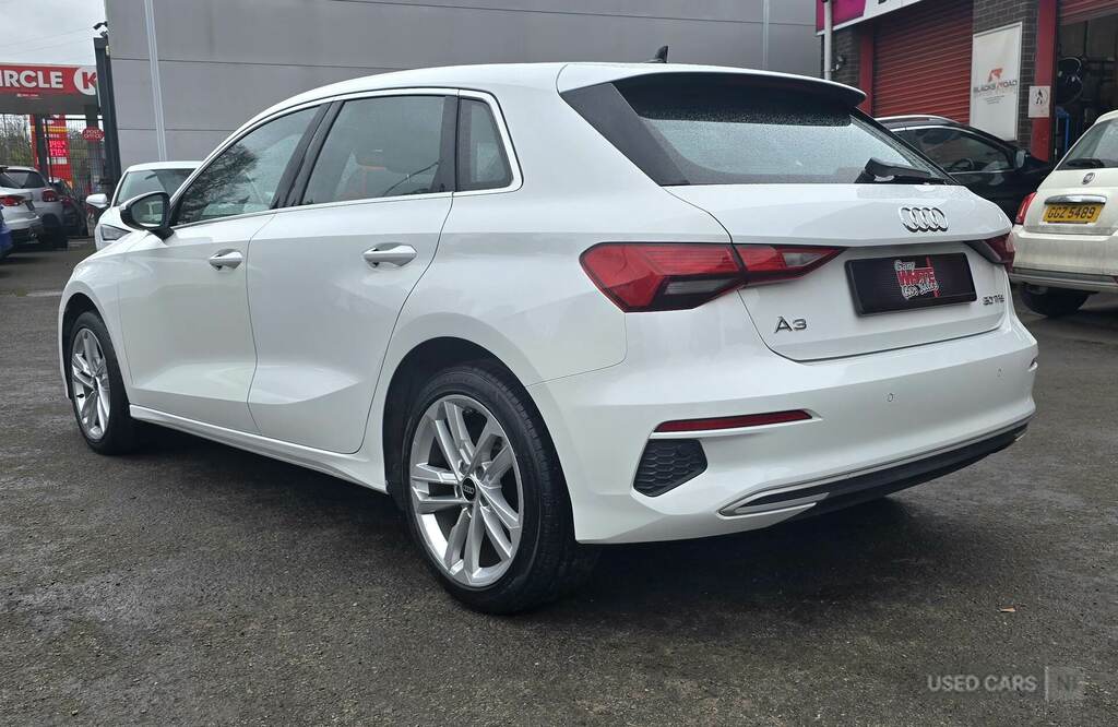 Audi A3 30 Tfsi Sport PX21SVU White #5
