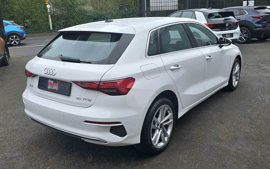 Audi A3 30 Tfsi Sport PX21SVU White #3