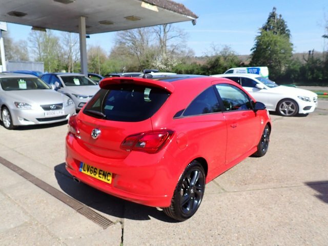 Vauxhall Corsa Hatchback LV66ENC Red #2