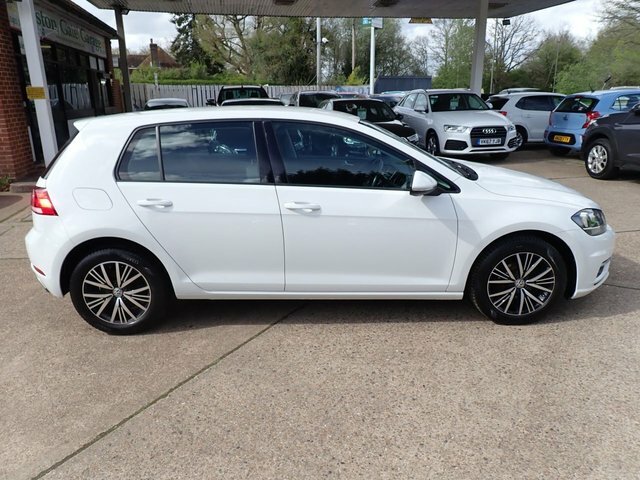 Volkswagen Golf Hatchback GJ18SDO White #2