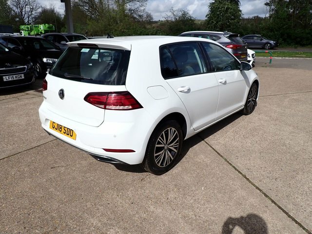 Volkswagen Golf Hatchback GJ18SDO White #3