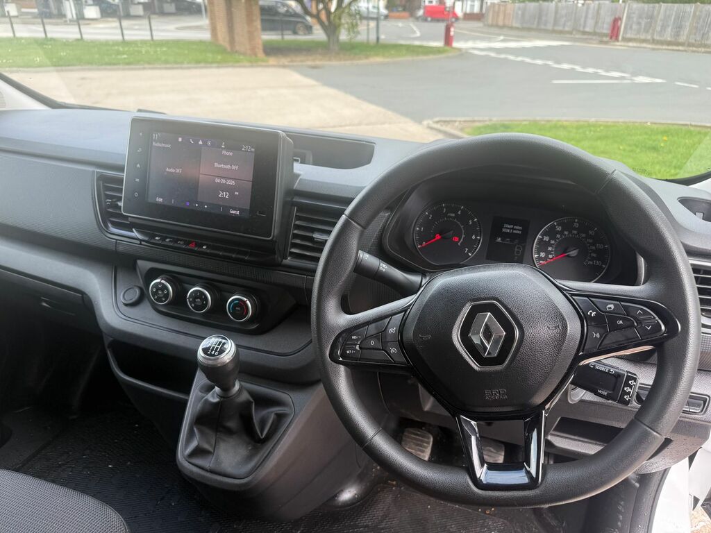Renault Trafic 2.0 Dci Blue Sl28 Business Panel Van M WP23YUT White #4