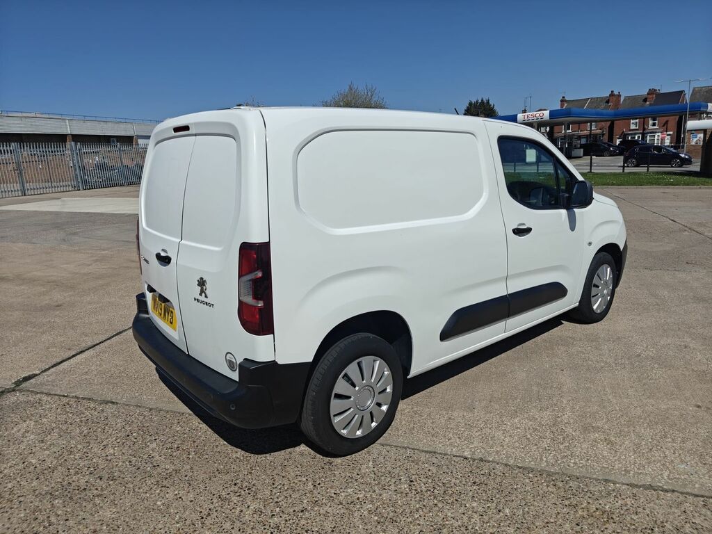 Peugeot Partner 1.6 Bluehdi 1000 Professional Standard Panel Van 5 NV19WYB White #5