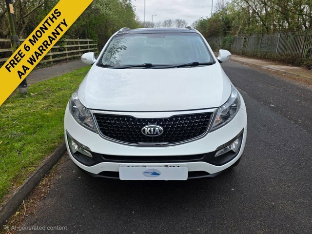 Kia Sportage Gdi Ecodynamics 2 Suv MD14GVY White #3