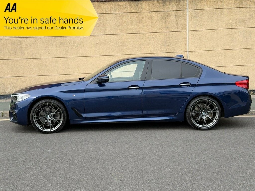 BMW 5 Series 2L M Sport NL17DYG Blue #4