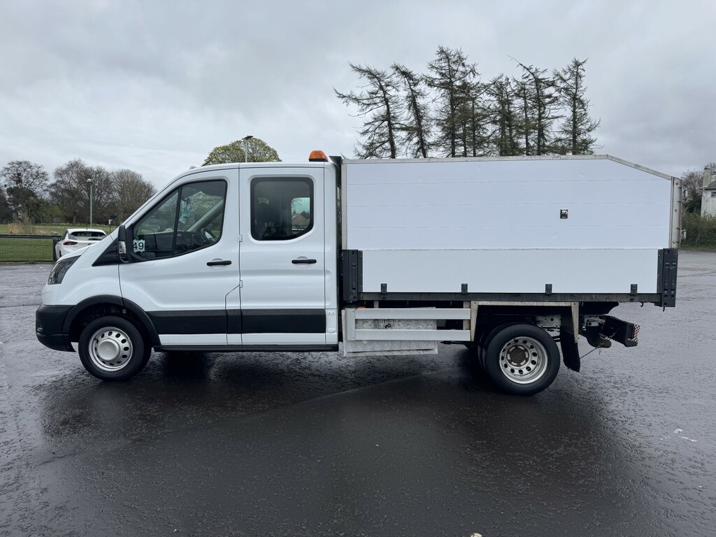 Ford Transit Custom Chassis Cab 2.0 Transit Leader Double Chassis Cab LC23YKM White #4