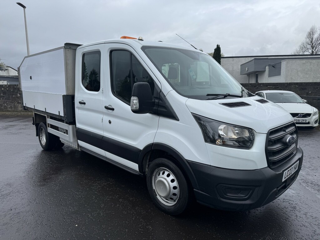 Ford Transit Custom Chassis Cab 2.0 Transit Leader Double Chassis Cab White