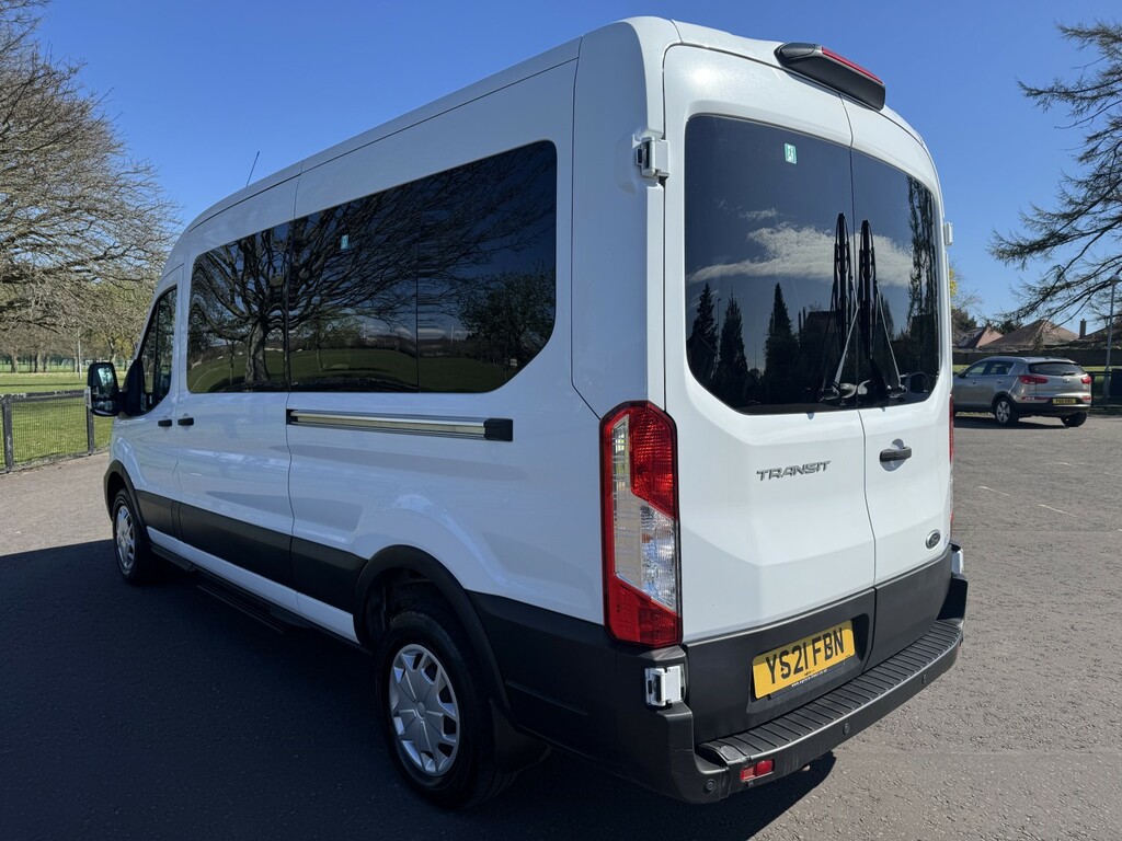 Ford Transit Custom Minibus 2.0 Transit Trend People Mover 410 L3 2.0L YS21FBN White #6