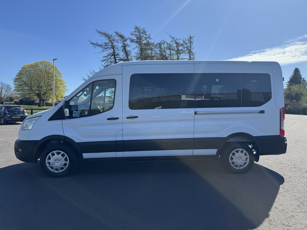 Ford Transit Custom Minibus 2.0 Transit Trend People Mover 410 L3 2.0L YS21FBN White #4