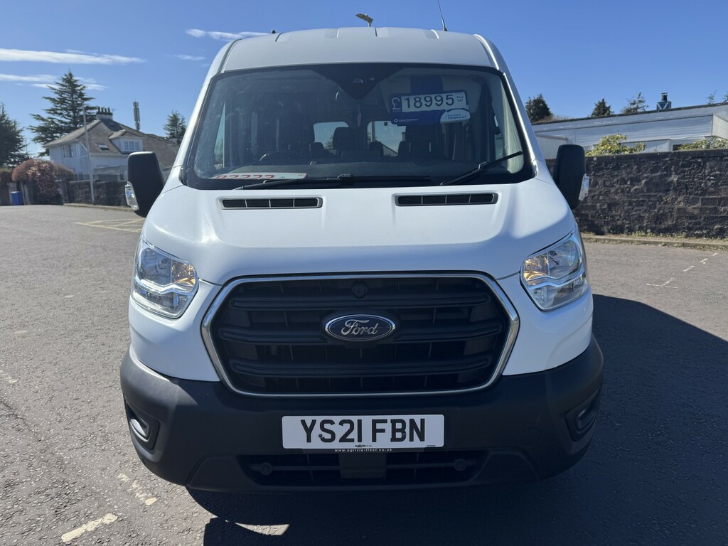 Ford Transit Custom Minibus 2.0 Transit Trend People Mover 410 L3 2.0L YS21FBN White #2