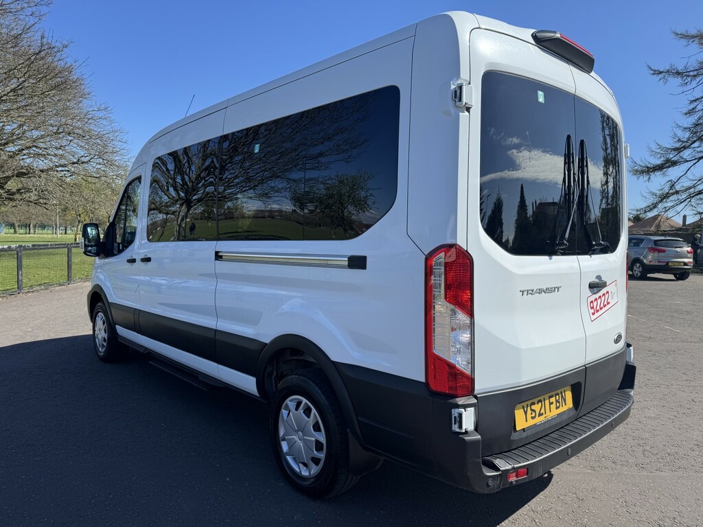Ford Transit Custom Minibus 2.0 Transit Trend People Mover 410 L3 2.0L YS21FBN White #5
