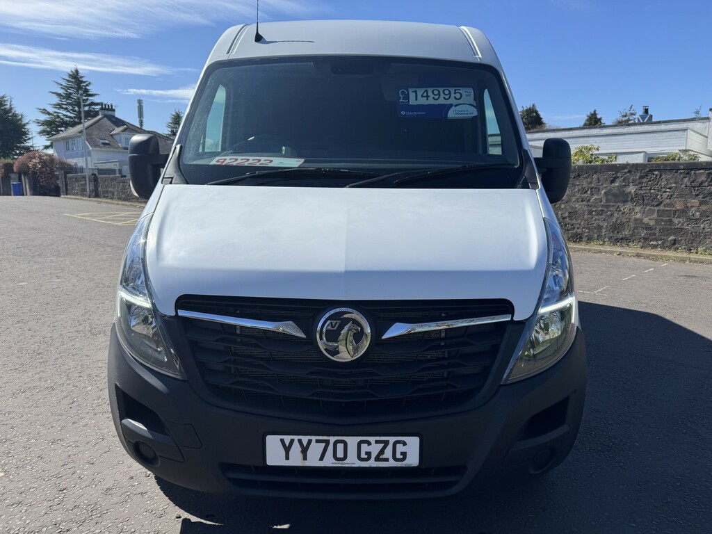 Vauxhall Movano Panel Van 2.3 Cdti 3500 Biturbo Edition 202070 YY70GZG White #2