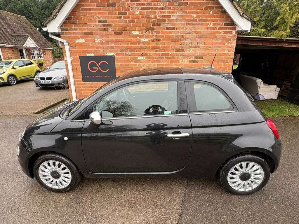 Fiat 500 1.2 500 Lounge RO67HWB Black #3
