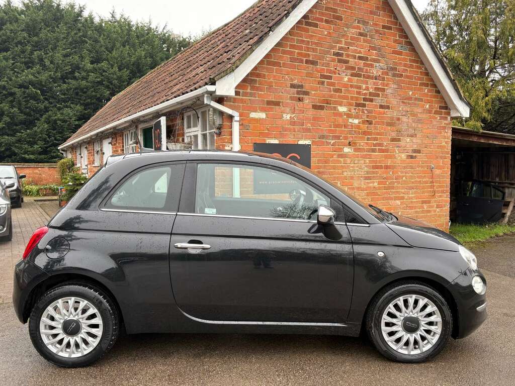 Fiat 500 1.2 500 Lounge RO67HWB Black #4