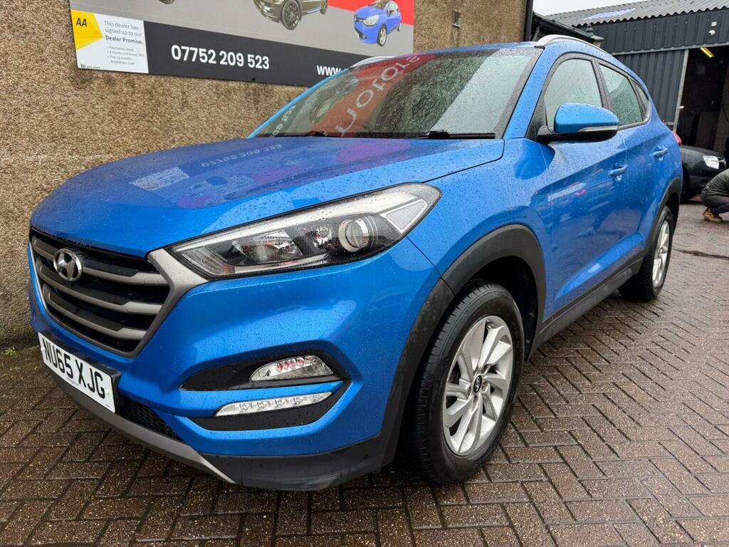 Hyundai Tucson Suv 1.7 Crdi Blue Drive Se Euro 6 Ss 2015 NU65XJG Blue #4