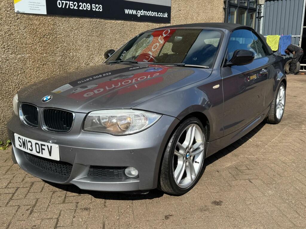 BMW 1 Series Convertible 2.0 118D Sport Plus Edition Euro 5 S SW13OFV Grey #3
