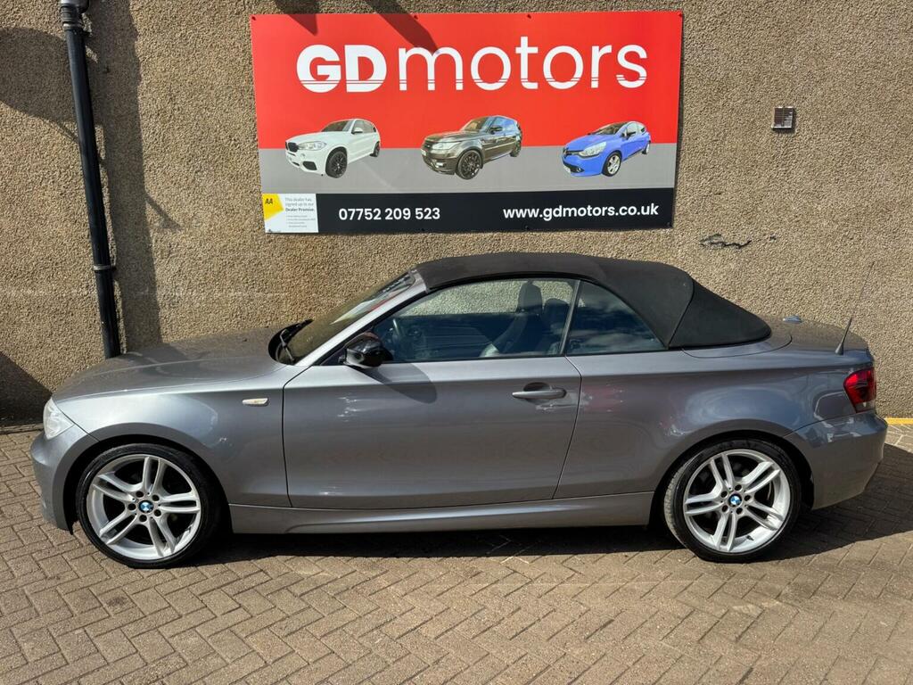 BMW 1 Series Convertible 2.0 118D Sport Plus Edition Euro 5 S Grey #2