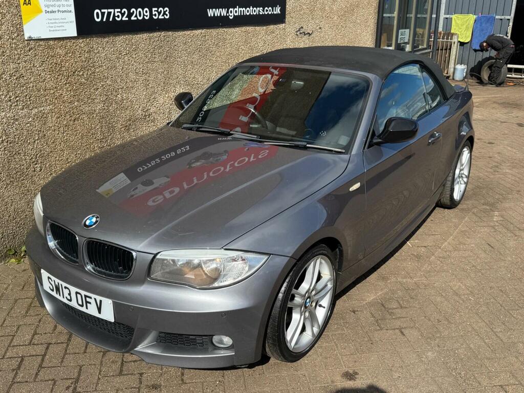 BMW 1 Series Convertible 2.0 118D Sport Plus Edition Euro 5 S Grey