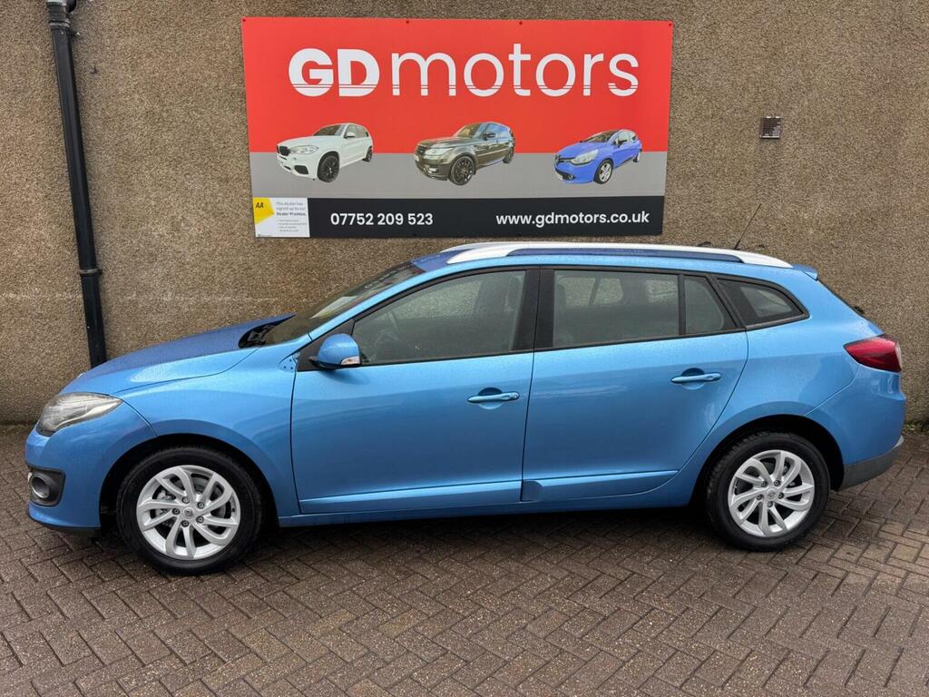 Renault Megane Estate 1.5 Dci Energy Dynamique Tomtom Sport Toure B3HRX Blue #2