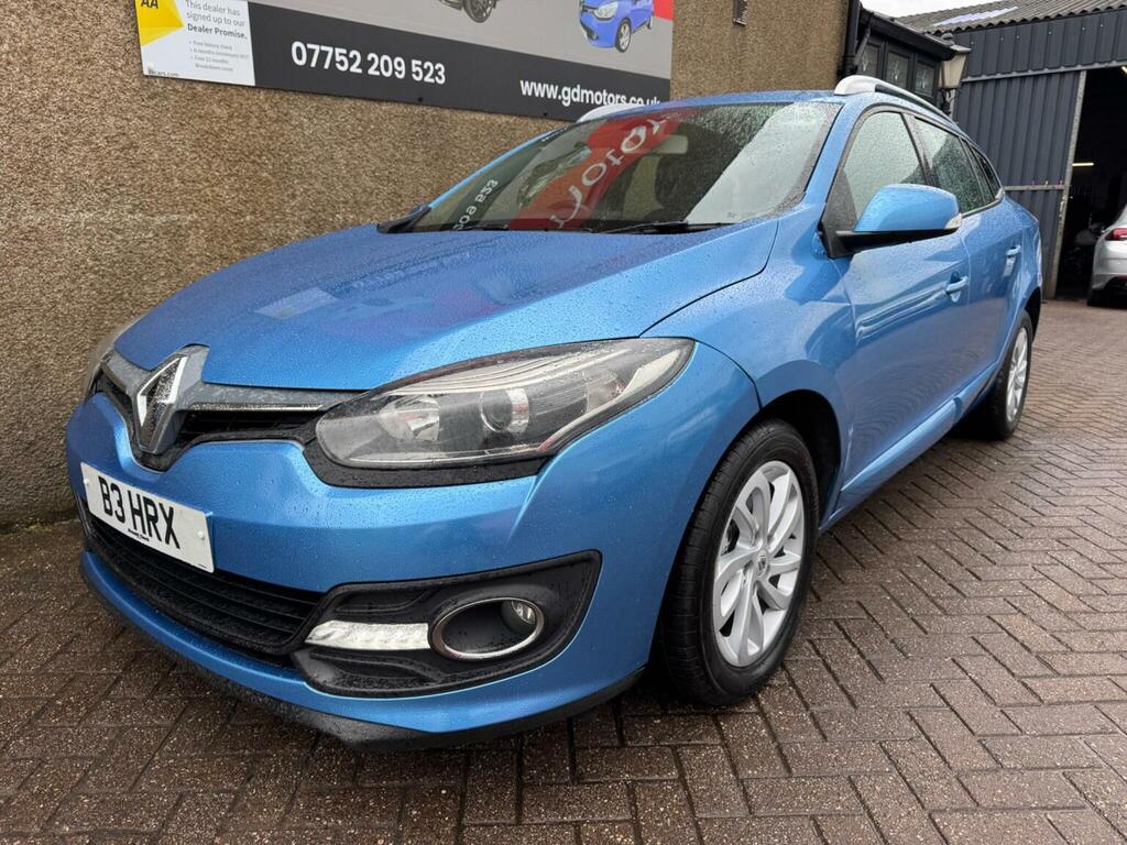 Renault Megane Estate 1.5 Dci Energy Dynamique Tomtom Sport Toure B3HRX Blue #4