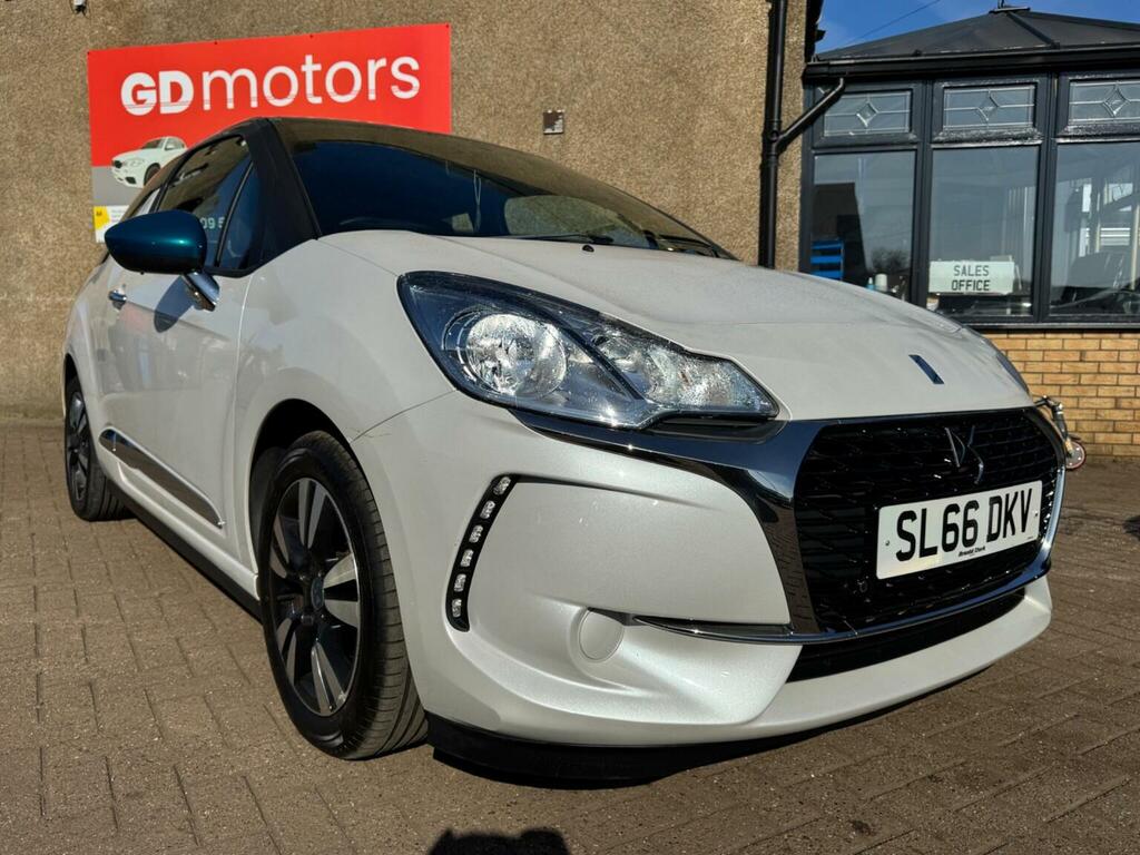 DS DS 3 Hatchback 1.6 Bluehdi Chic Euro 6 Ss 2016 White #6