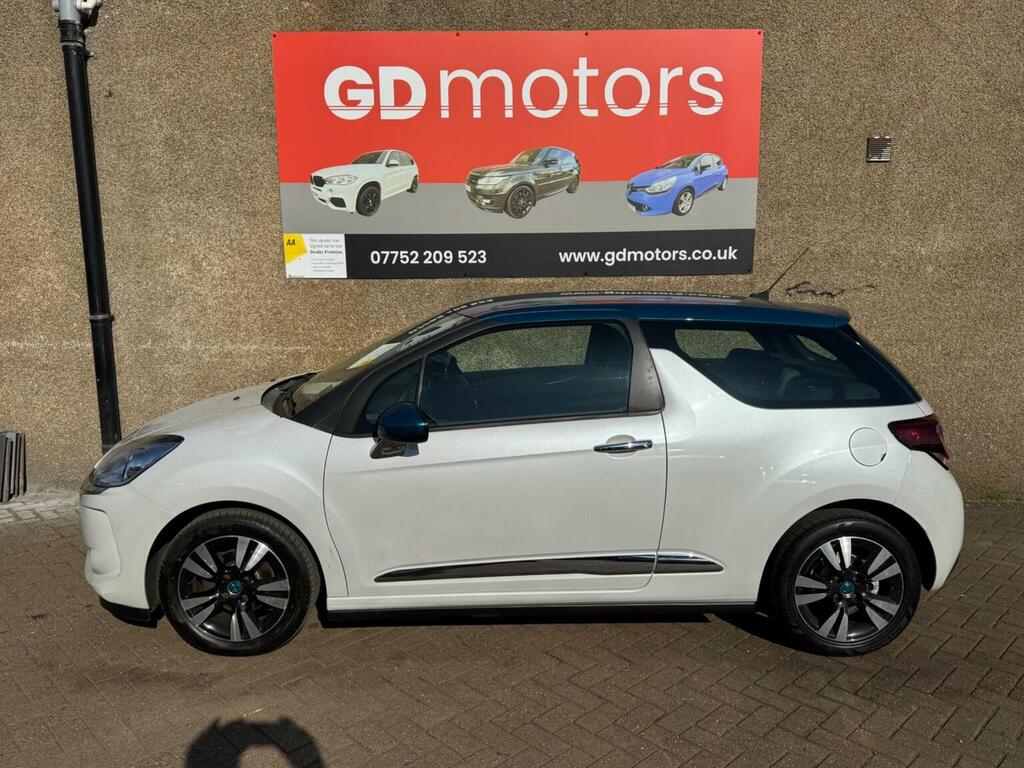 DS DS 3 Hatchback 1.6 Bluehdi Chic Euro 6 Ss 2016 White #2
