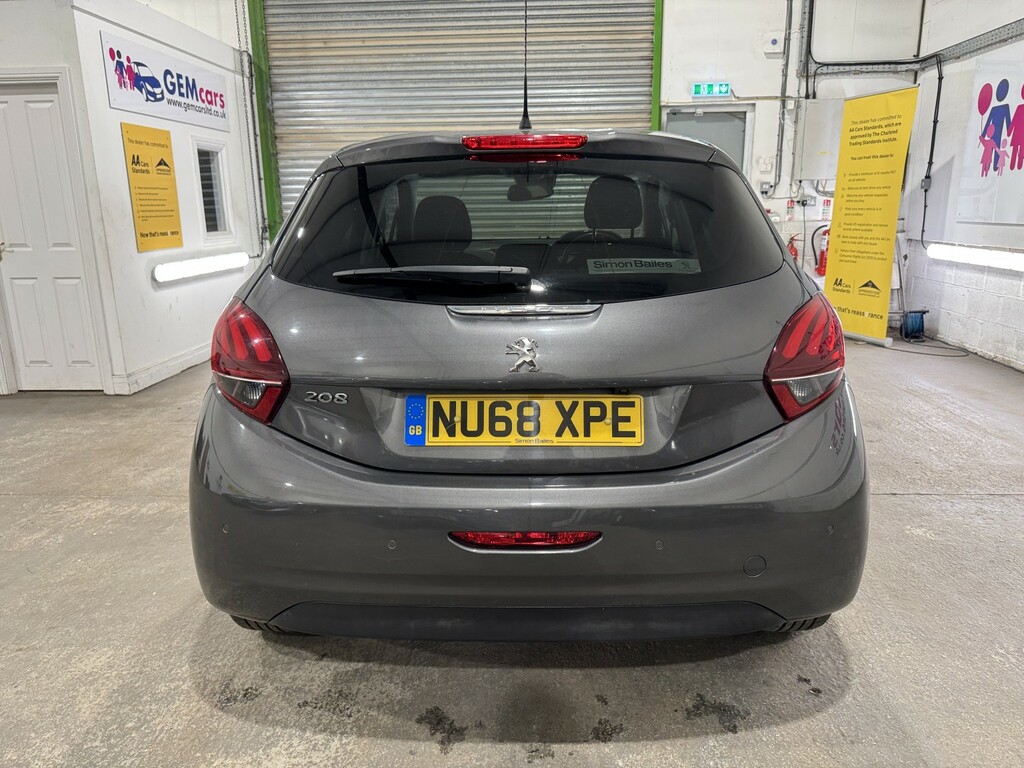 Peugeot 208 Hatchback 1.2 Puretech Tech Edition 201868 NU68XPE Grey #6