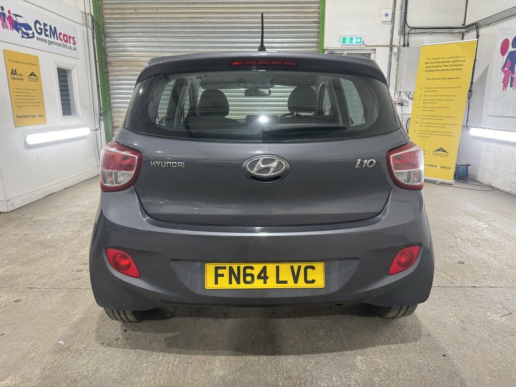 Hyundai I10 Hatchback 1.0 Se 201464 FN64LVC Grey #6