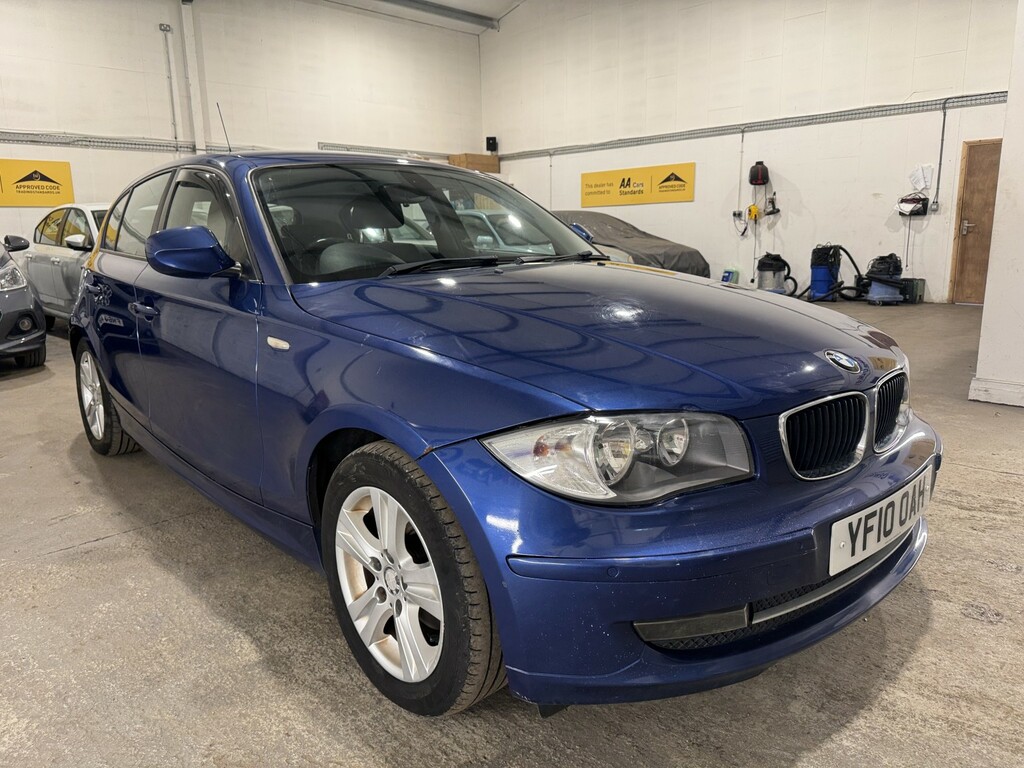 BMW 1 Series Hatchback 2.0 118D Se 201010 YF10OAH Blue #3