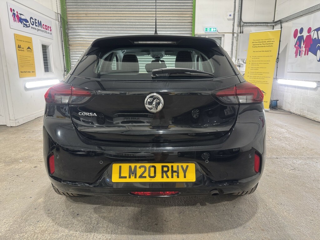 Vauxhall Corsa Hatchback 1.2 Se Premium 202020 LM20RHY Black #6