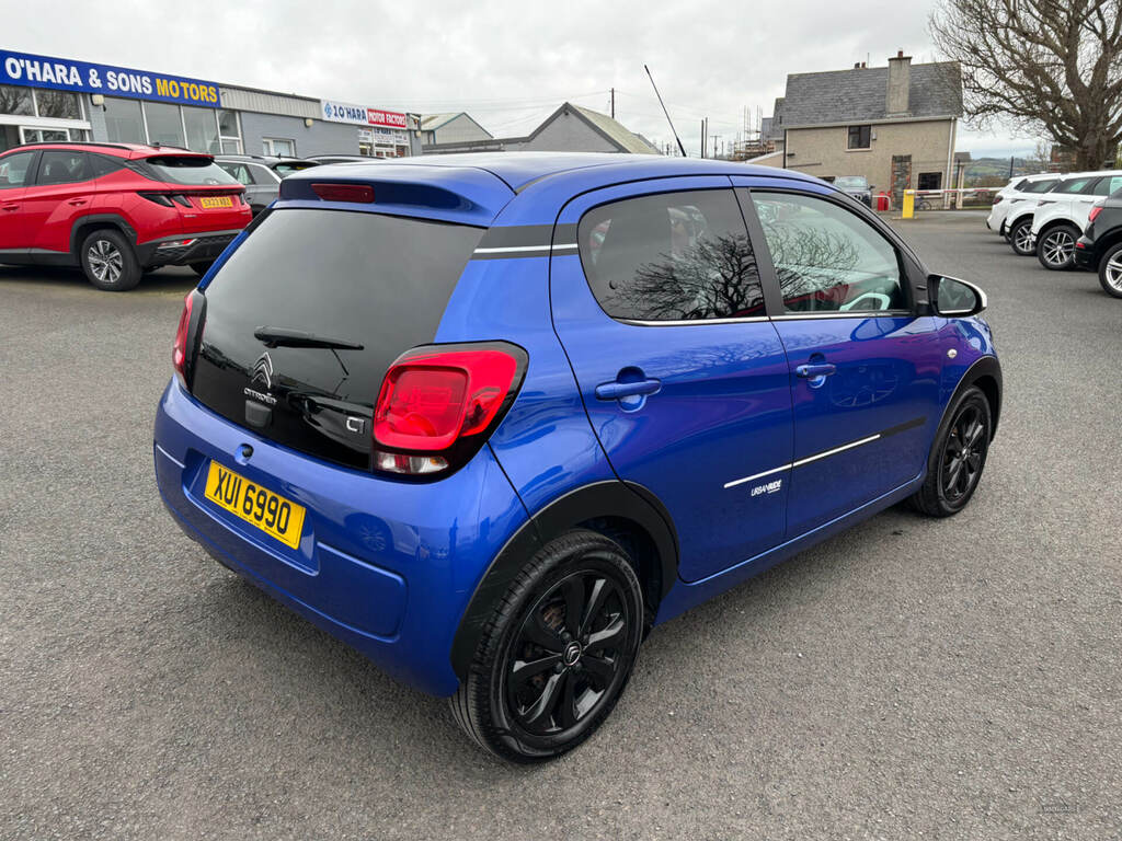 Citroen C1 1.0 Vti 72 Urban Ride XUI6990 Blue #3