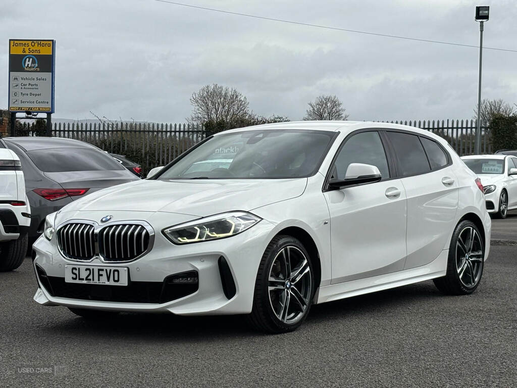 BMW 1 Series 118D M Sport SL21FVO White #2