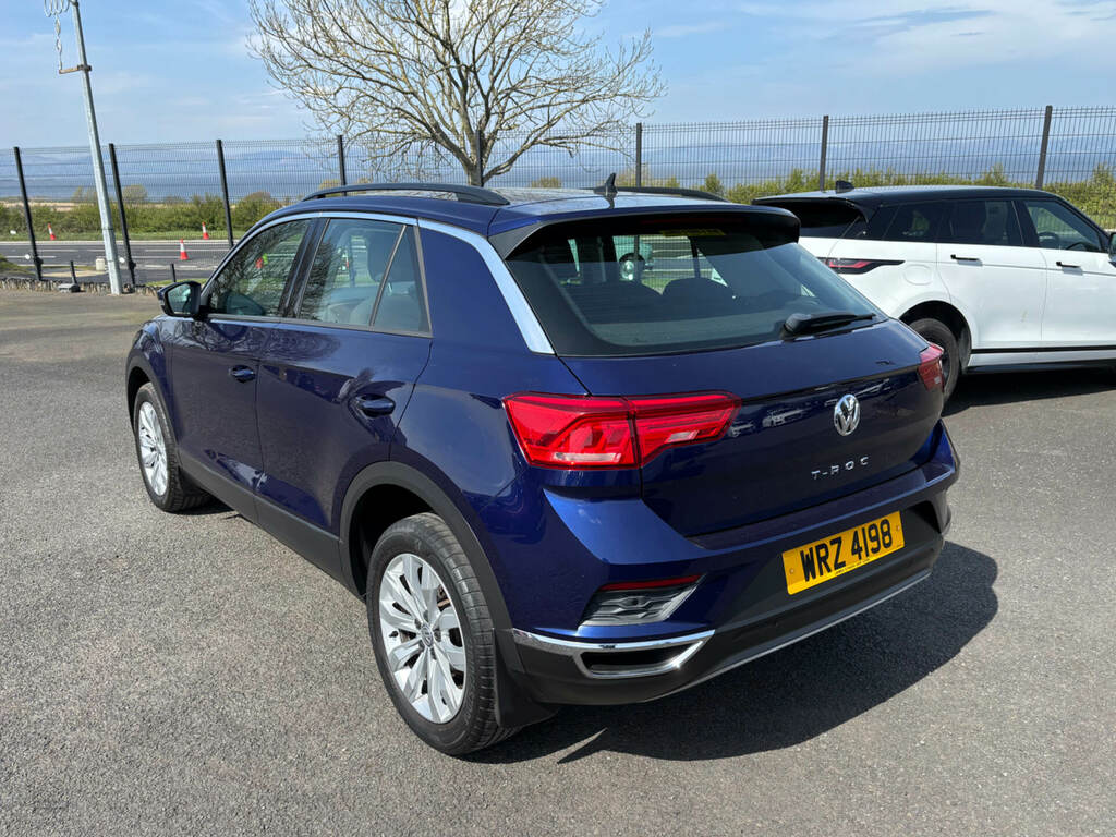 Volkswagen T-Roc 1.5 Tsi Evo Se Dsg WRZ4198 Blue #4
