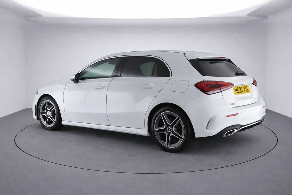 Mercedes-Benz A Class A180 Amg Line Hatchback HG21OXL White #2