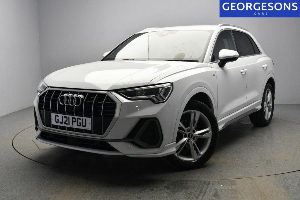 Audi Q3 Tdi 35 S Line GJ21PGU White #2