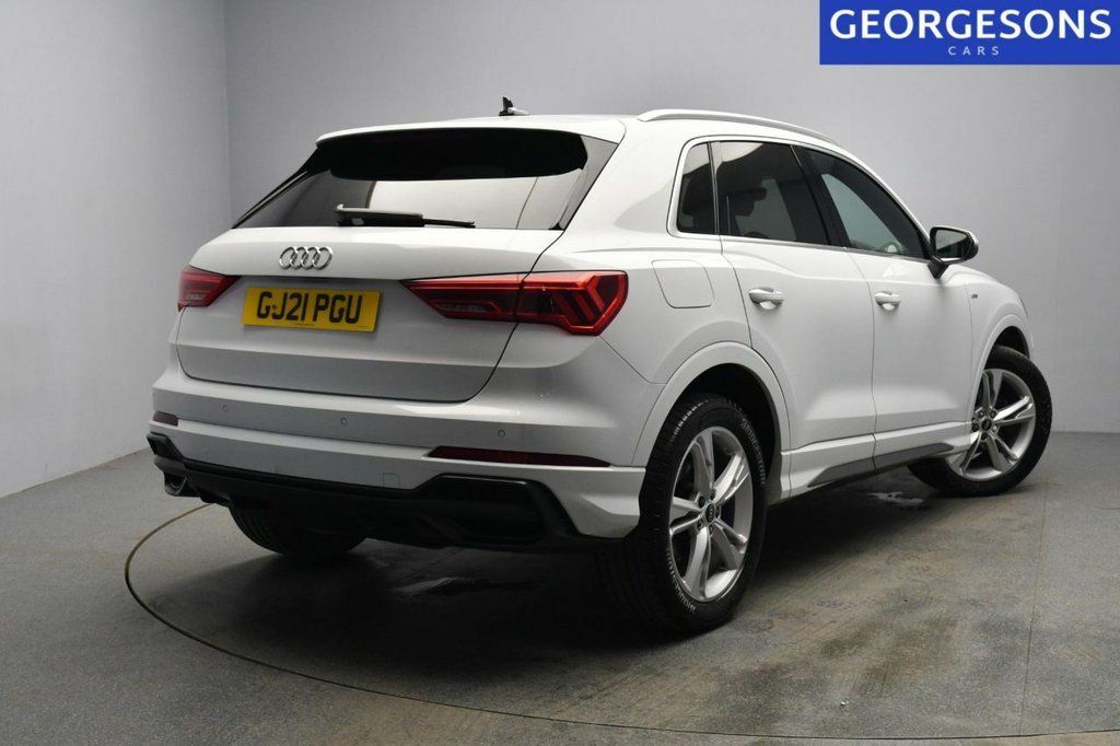 Audi Q3 Tdi 35 S Line GJ21PGU White #6