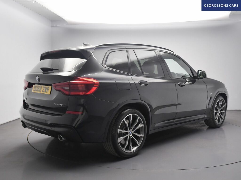BMW X3 30D M Sport Suv DU68ZWR Black #6