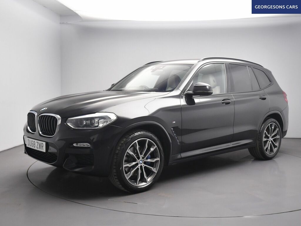 BMW X3 30D M Sport Suv DU68ZWR Black #4