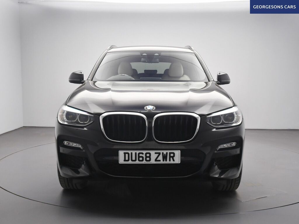BMW X3 30D M Sport Suv DU68ZWR Black #3