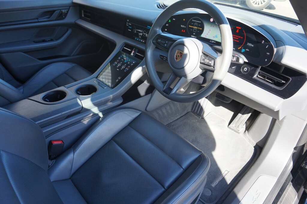 Porsche Taycan Saloon YN70XBC Black #5