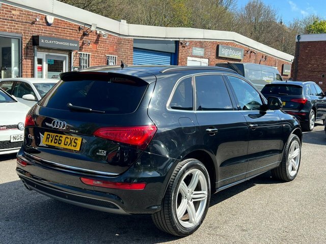 Audi Q5 2.0 Tdi S Line RV66GXS Black #3