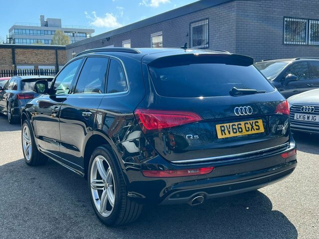 Audi Q5 2.0 Tdi S Line RV66GXS Black #4