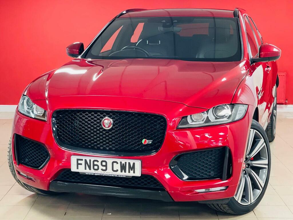 Jaguar F-Pace Suv 3.0 D300 V6 S Awd Euro 6 Ss 2019 FN69CWM Red #5